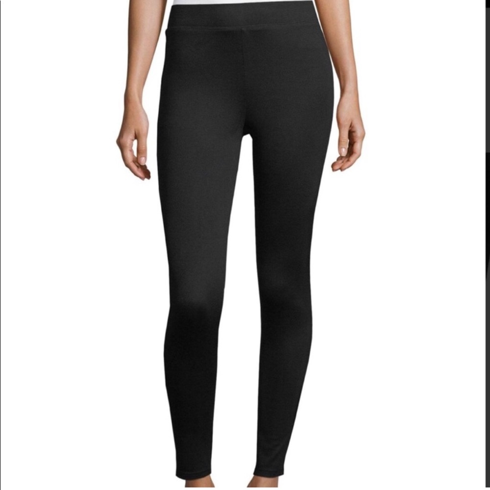 Dex fleece lined leggings thick black